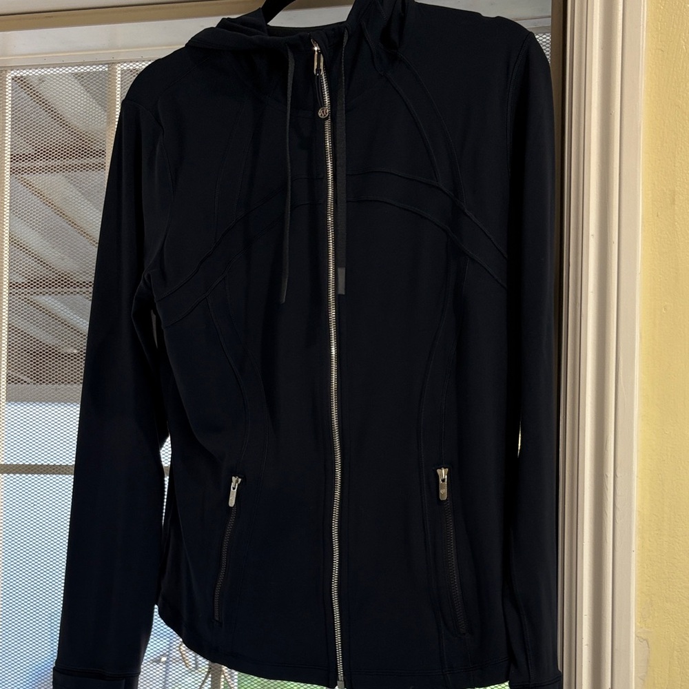 Lululemon Define Navy Women's Hooded Jacket size 14